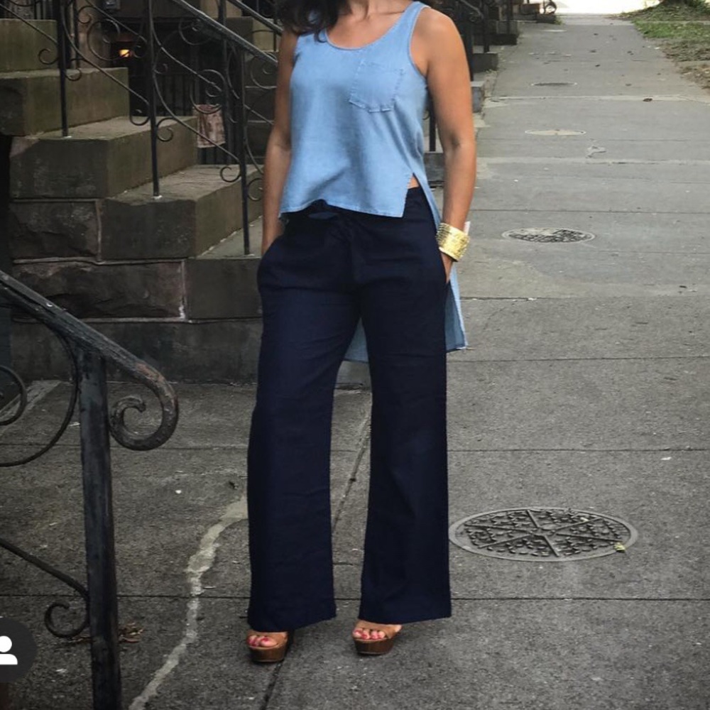 Zero Waste Wide Leg Trousers